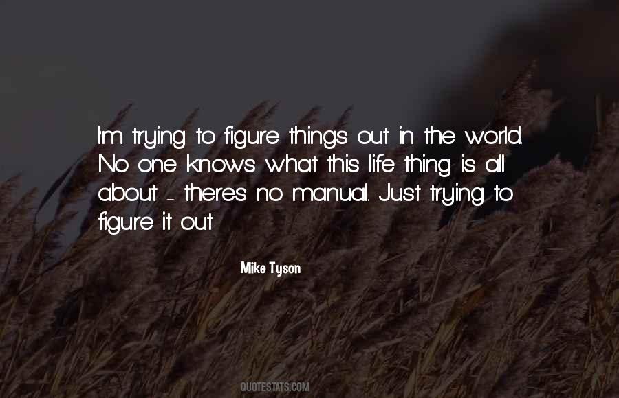 Quotes About Trying To Figure Things Out #1518086