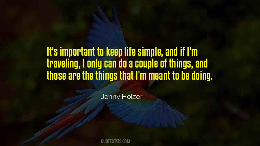 Do Simple Things Quotes #1162599