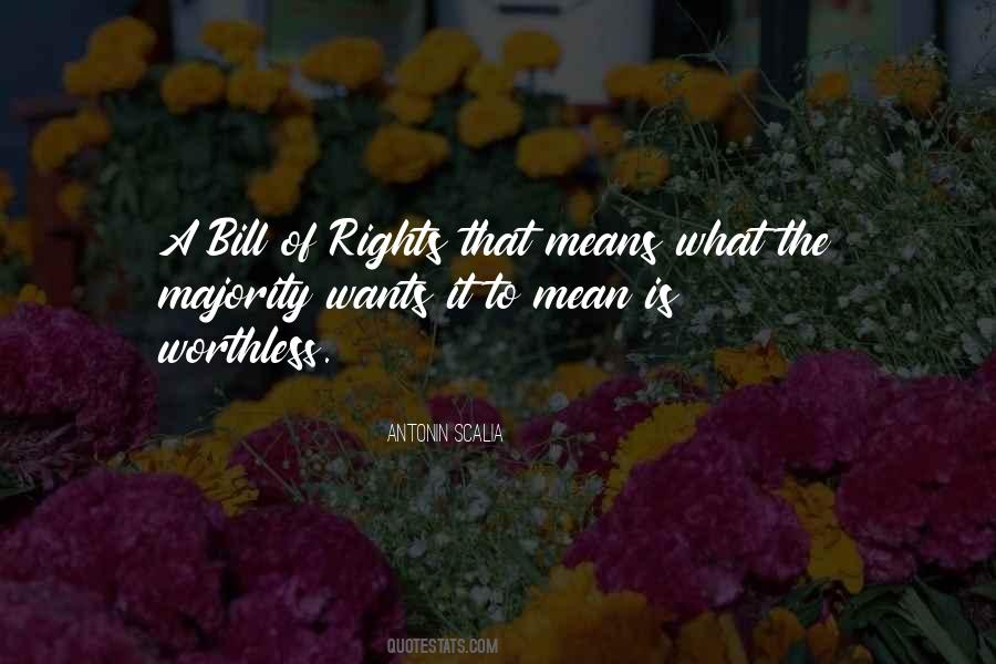 Quotes About Bill Of Rights #1266550