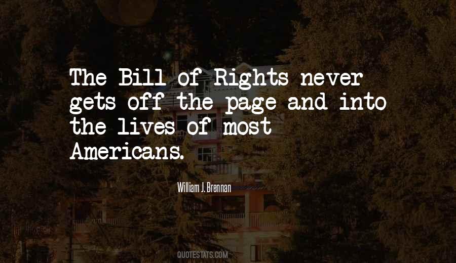 Quotes About Bill Of Rights #351950