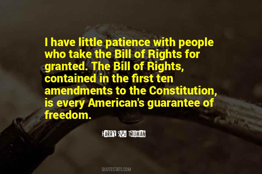 Quotes About Bill Of Rights #357299