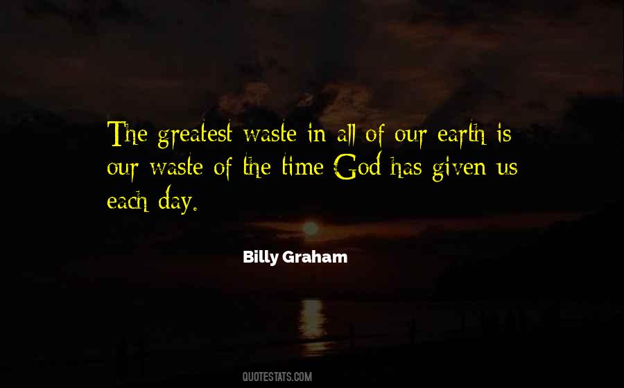 Earth Waste Quotes #560296