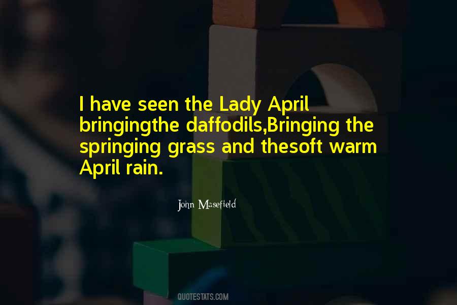 Quotes About April And Spring #1045359