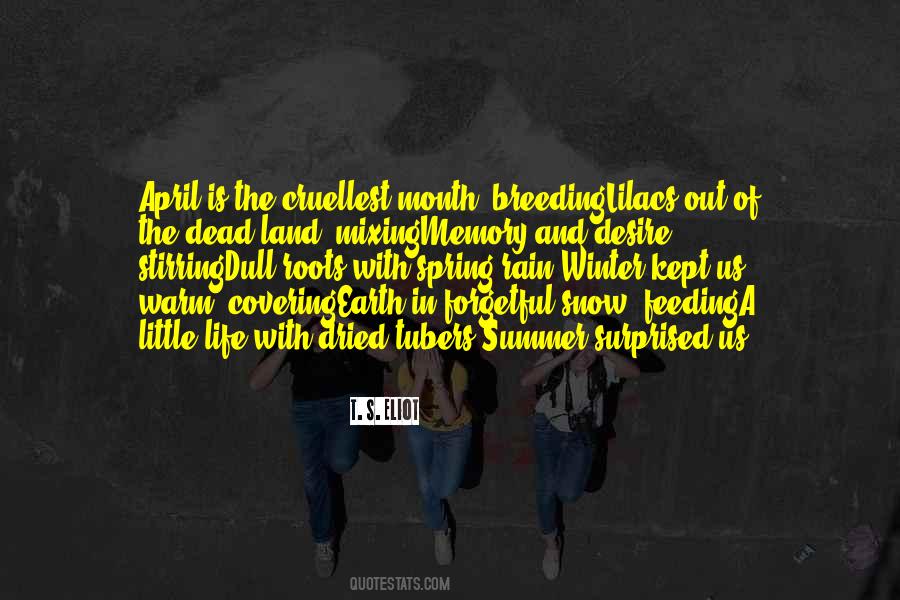 Quotes About April And Spring #1159343