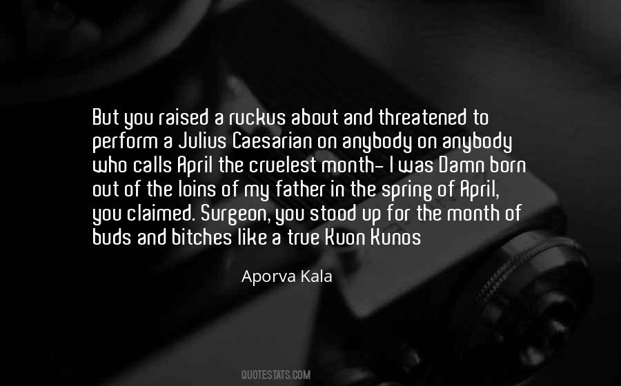 Quotes About April And Spring #1793146