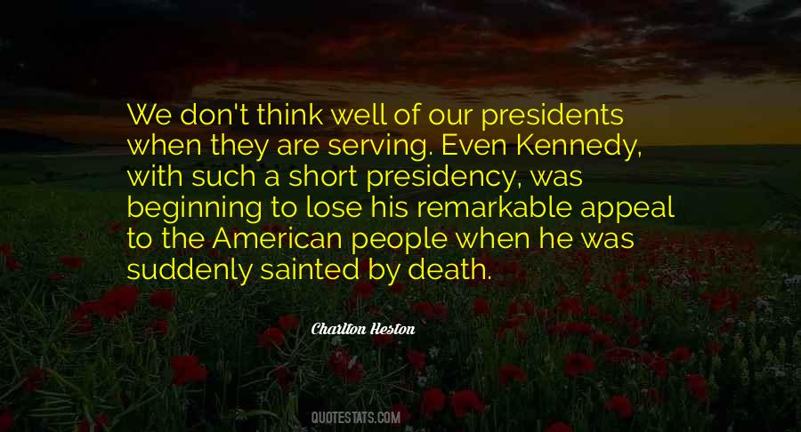 Quotes About Kennedy's Death #1217538