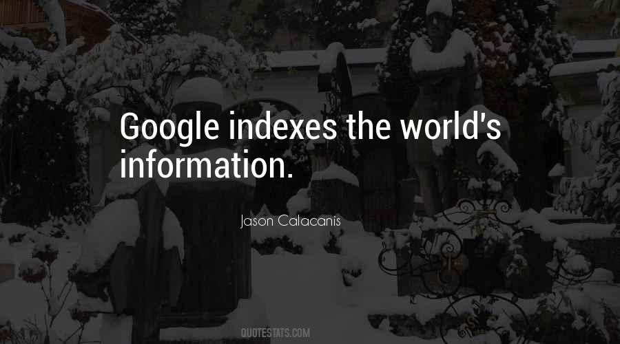 Quotes About Indexes #158697