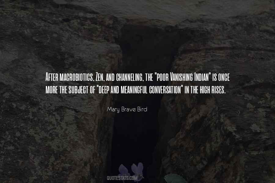 Quotes About Meaningful Conversation #265397