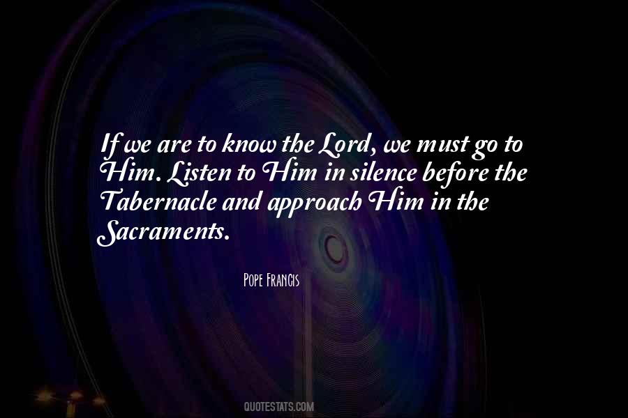 Quotes About Tabernacle #837730