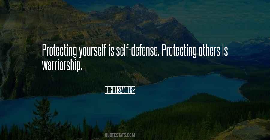 Quotes About Self Protection #1189228