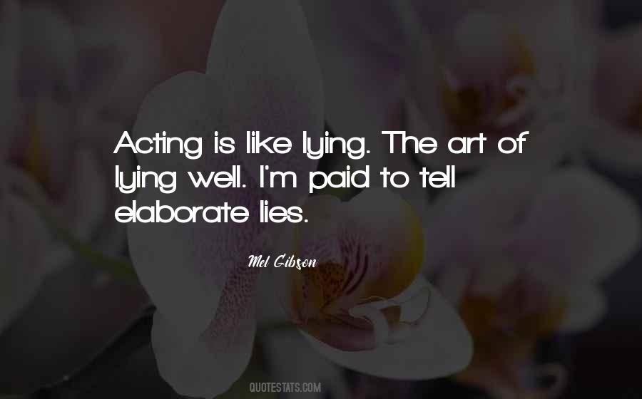 Art Acting Quotes #1058506