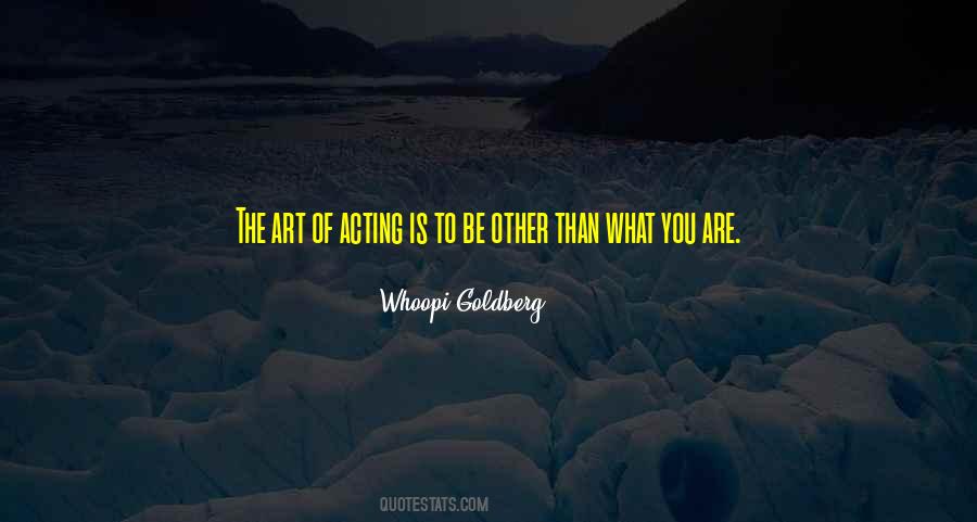 Art Acting Quotes #49797