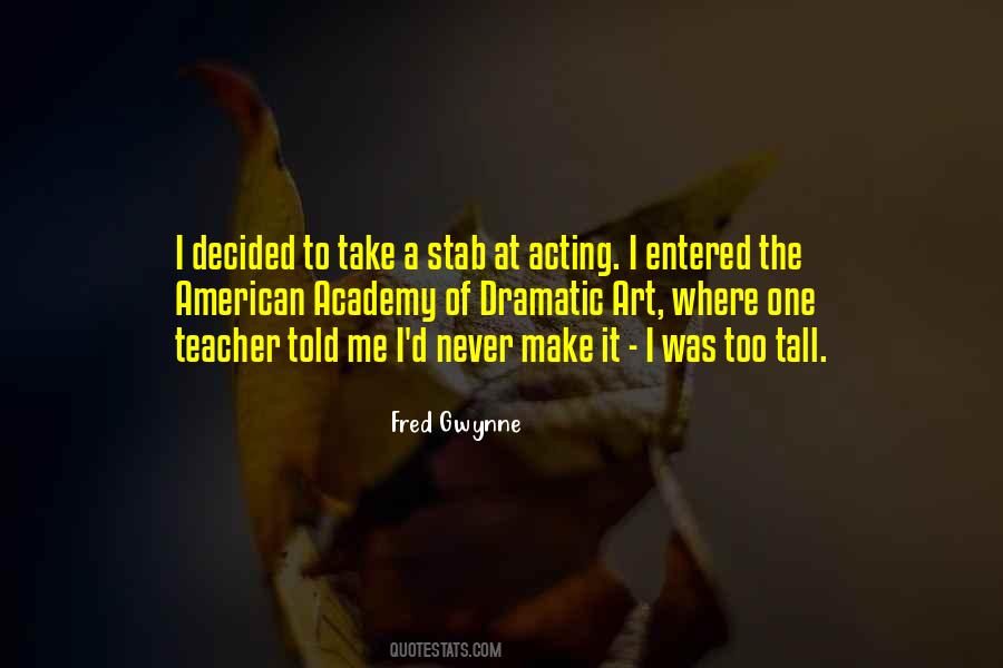 Art Acting Quotes #922123