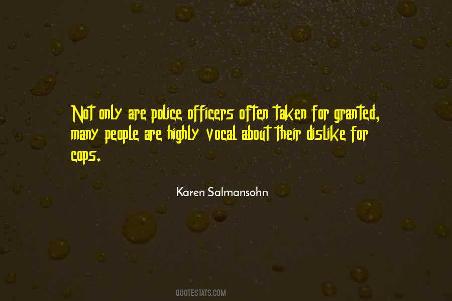 Quotes About Police Officers #458889
