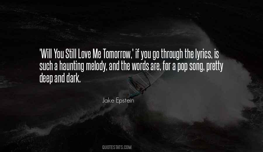 Quotes About Song Lyrics #479210