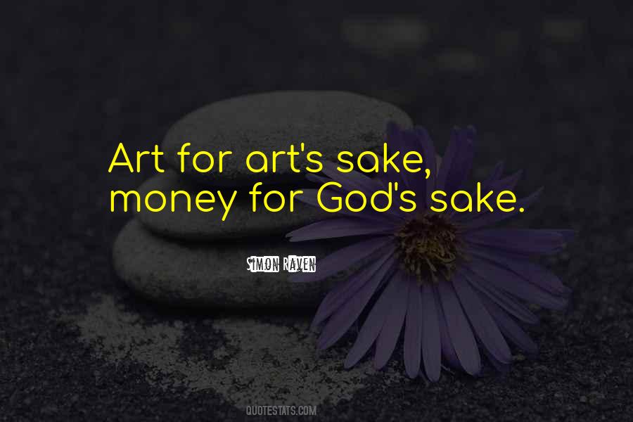 Quotes About Art For Art's Sake #1693794