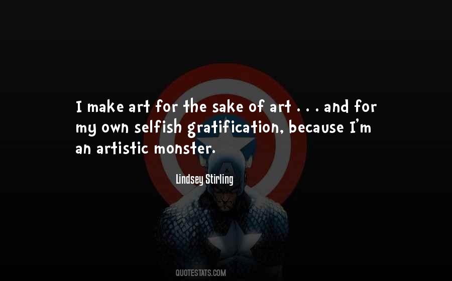 Quotes About Art For Art's Sake #274783