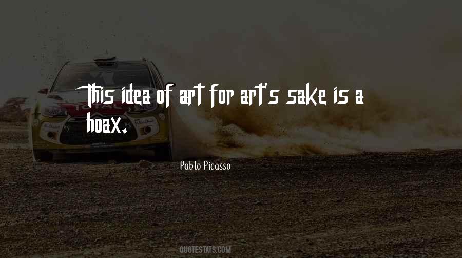 Quotes About Art For Art's Sake #758587
