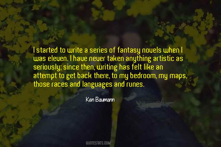 Quotes About Fantasy Novels #7189