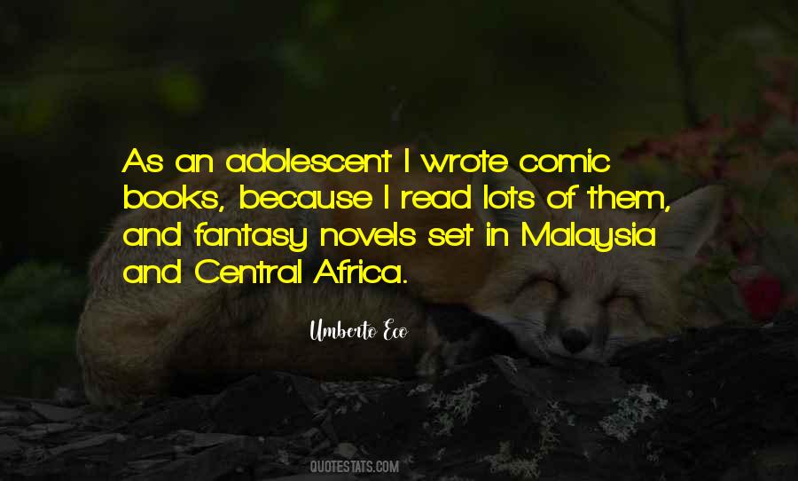 Quotes About Fantasy Novels #970631