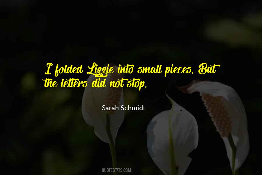 Small Pieces Quotes #54950