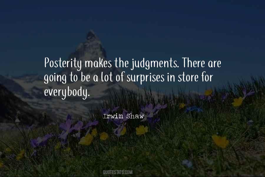 Quotes About Posterity #13787