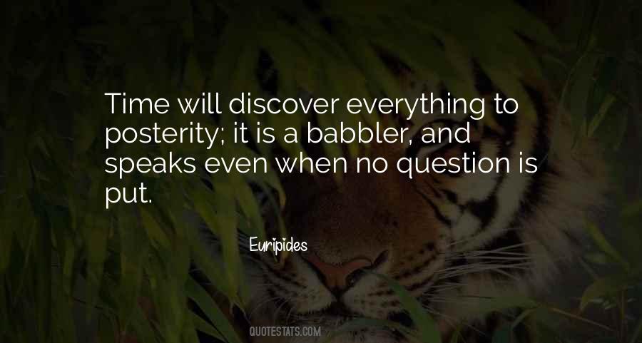 Quotes About Posterity #386181