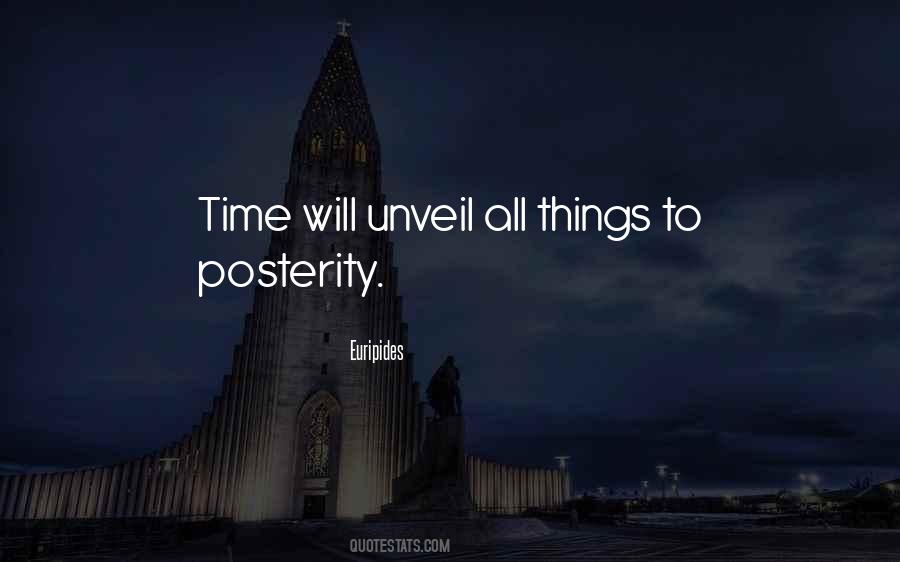 Quotes About Posterity #53133