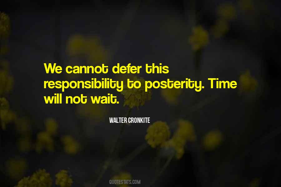 Quotes About Posterity #565152