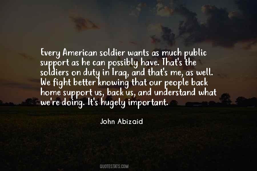 Quotes About An American Soldier #1310311