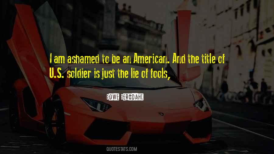 Quotes About An American Soldier #1407956