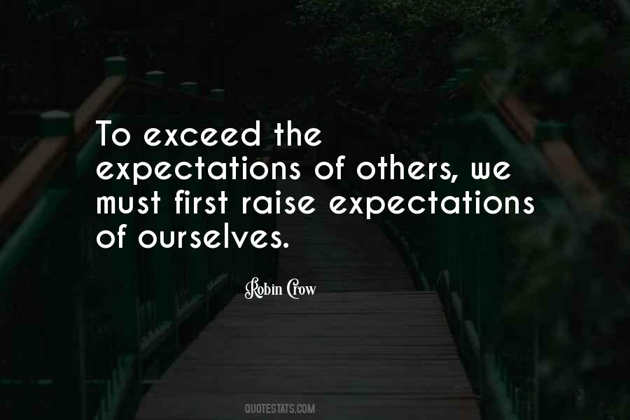 Exceed Your Expectations Quotes #35507