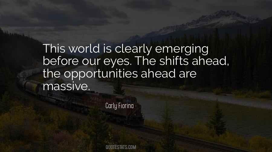 Quotes About Emerging #1081772