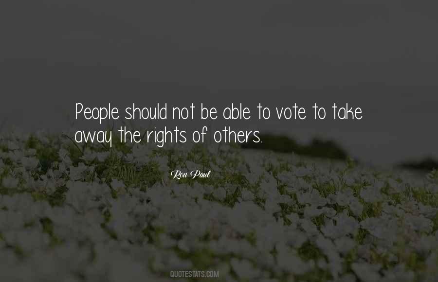 Rights Of Others Quotes #11224