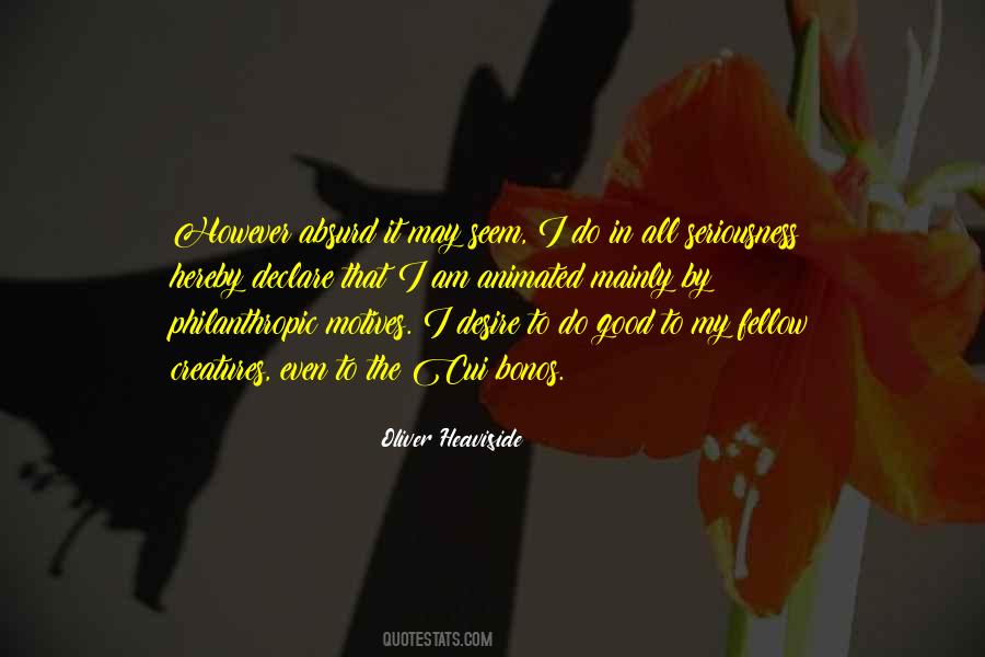 Good Motives Quotes #1301871