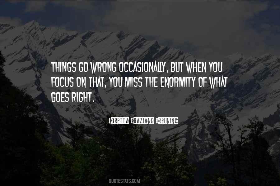 Quotes About Things That Went Wrong #118307