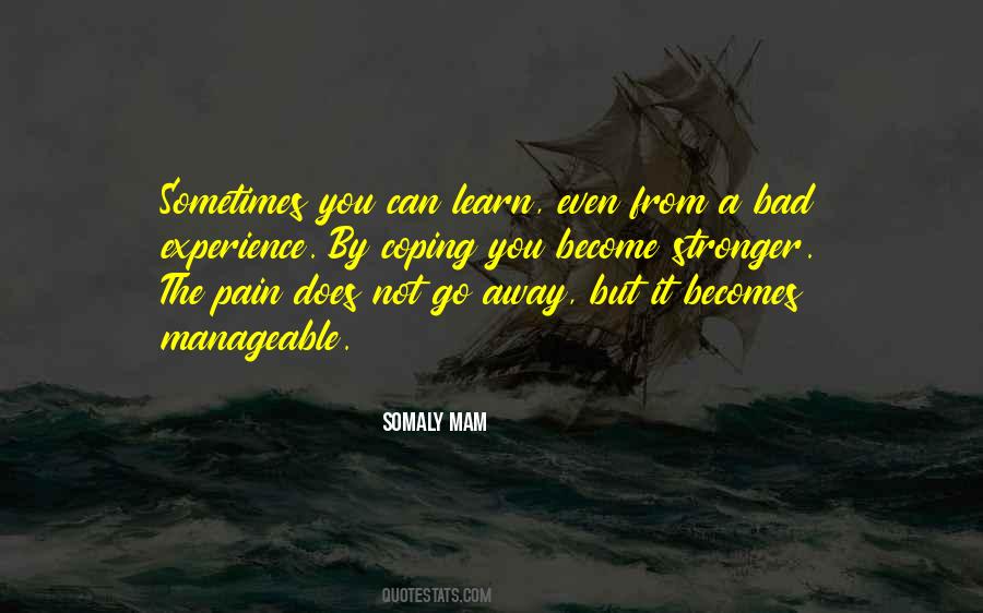 Quotes About Coping With Pain #1604228