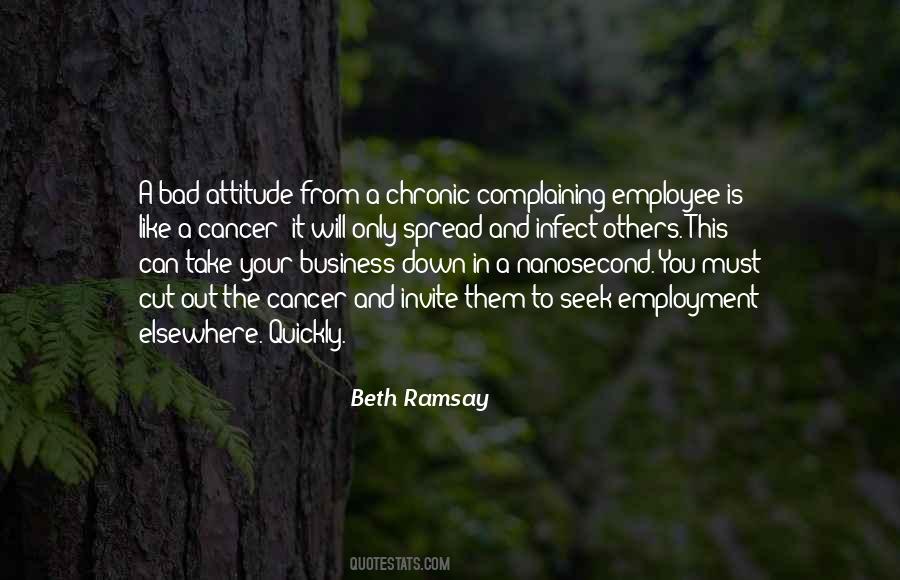 Bad Attitude Business Quotes #567718