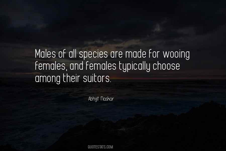 Quotes About Males And Females #1874284
