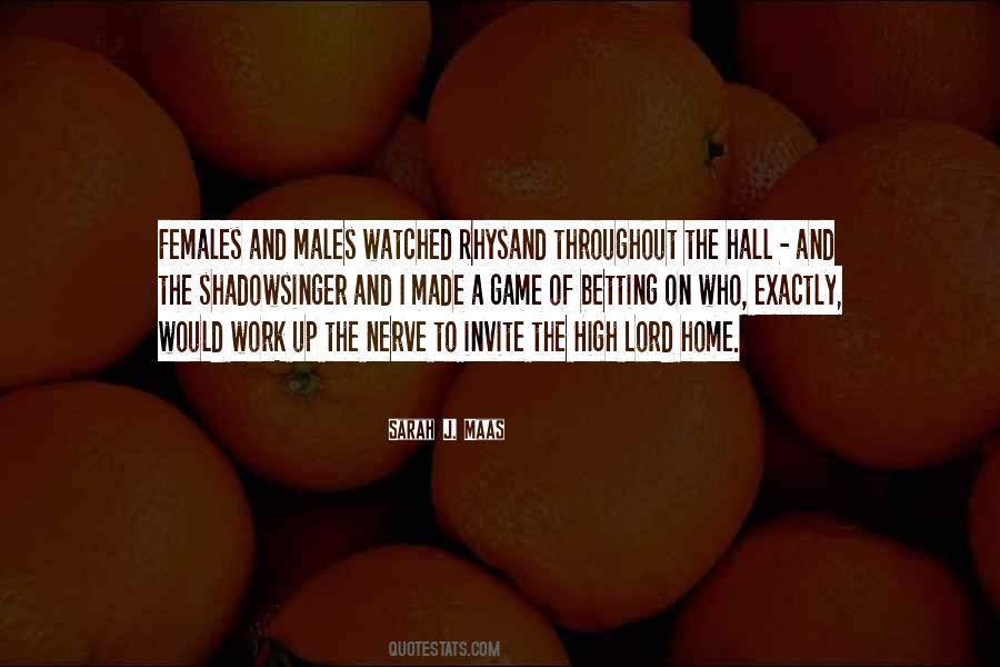 Quotes About Males And Females #245394