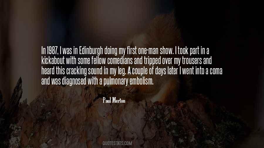 One Man Show Quotes #223640