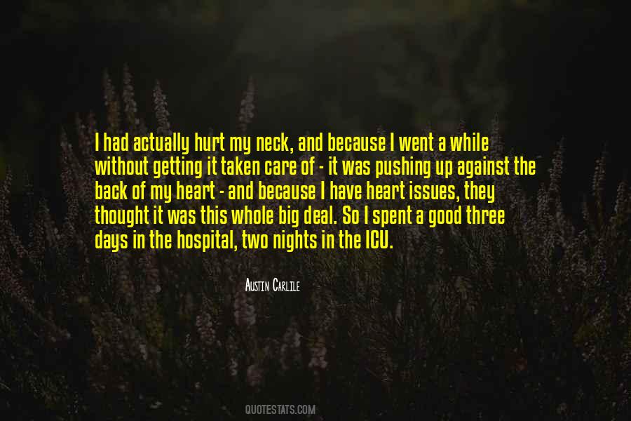 Quotes About Hurt Heart #297887