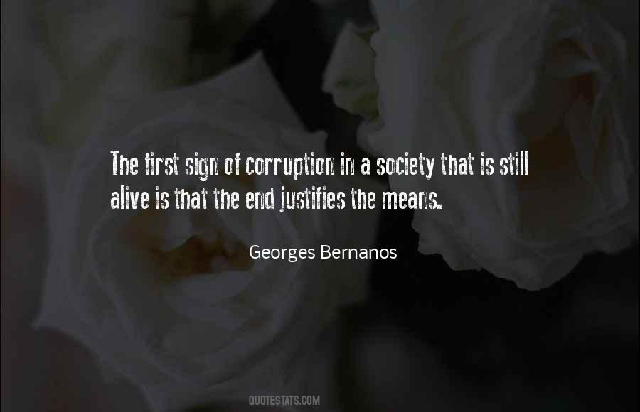 Corruption Of Society Quotes #1276380