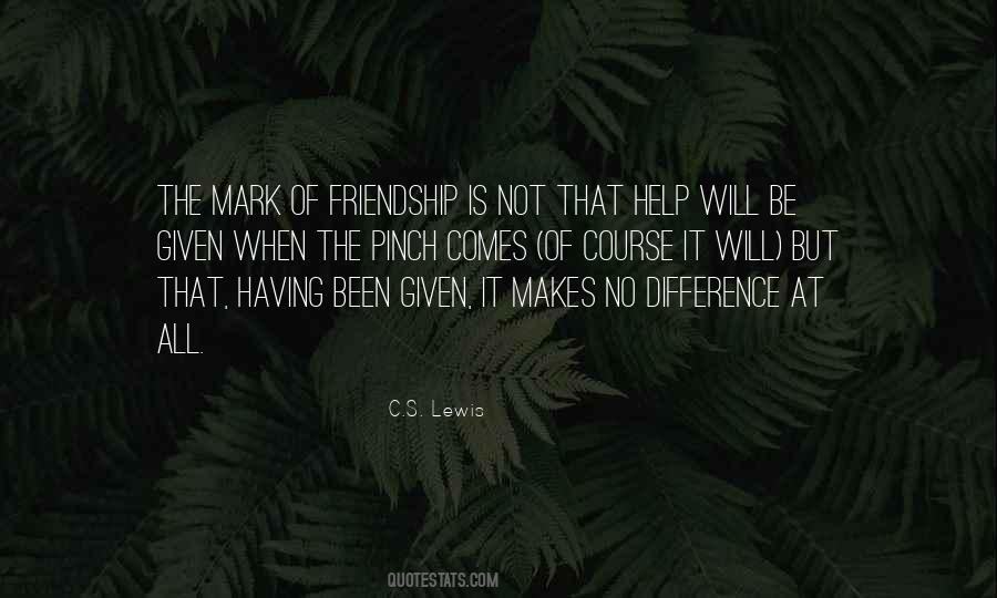 Quotes About Difference Friendship #816919