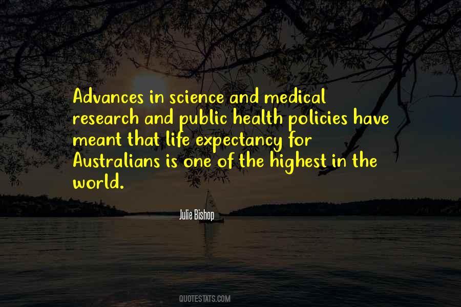 Quotes About Medical Advances #1423624
