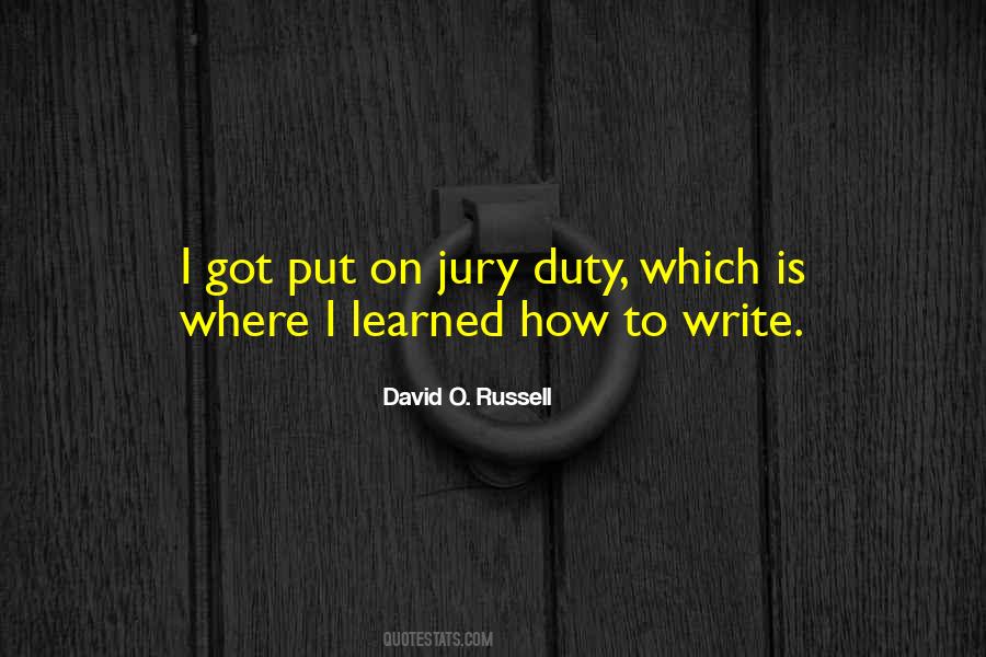 Quotes About Jury Duty #718031