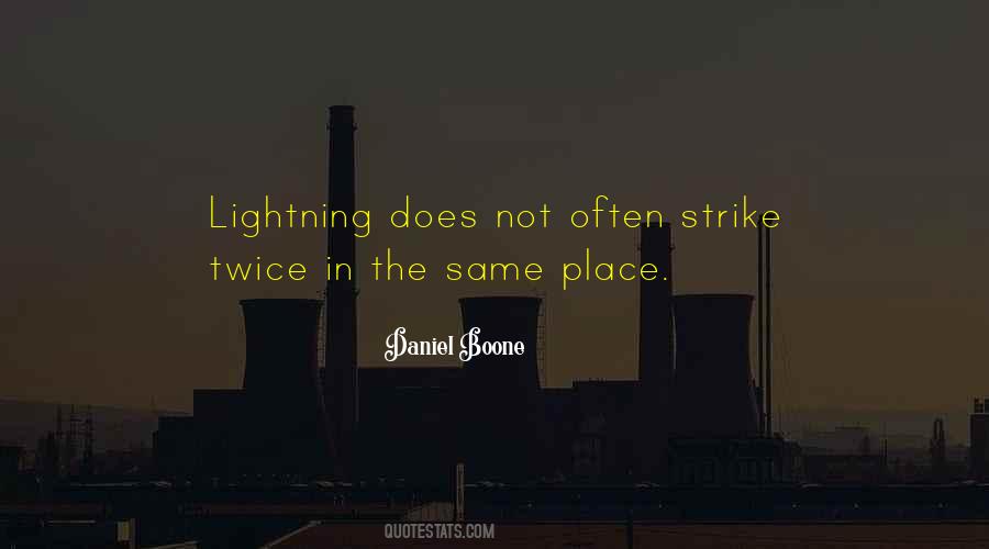 When Lightning Strikes Quotes #1676807