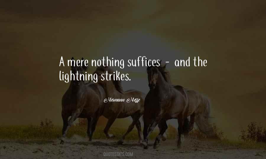When Lightning Strikes Quotes #546002