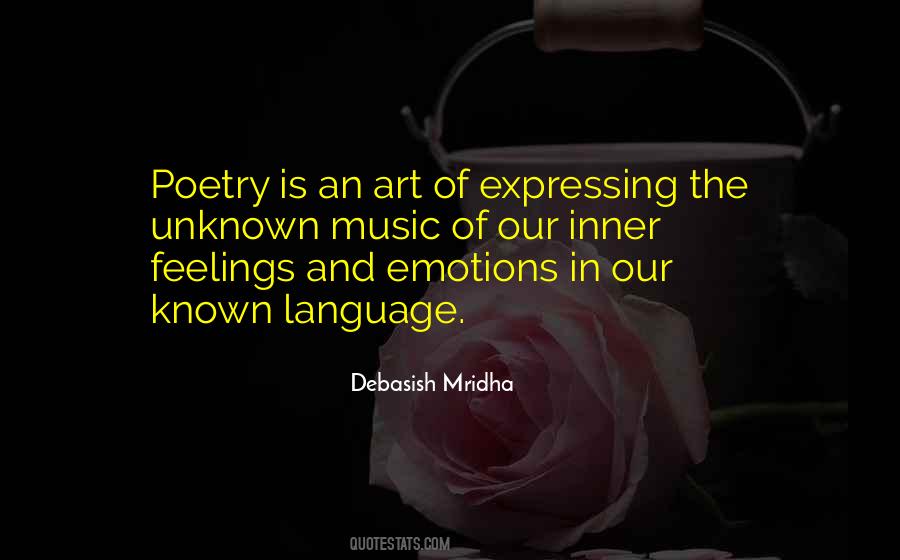Language And Inner Feelings Quotes #1348070