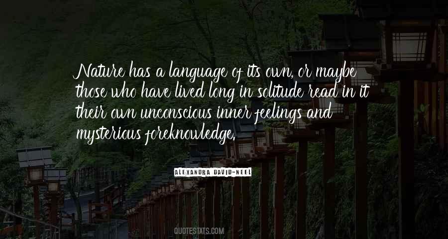 Language And Inner Feelings Quotes #797899